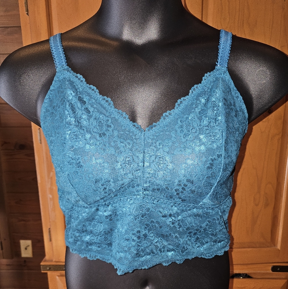 Torrid Turquoise Lace Bralette